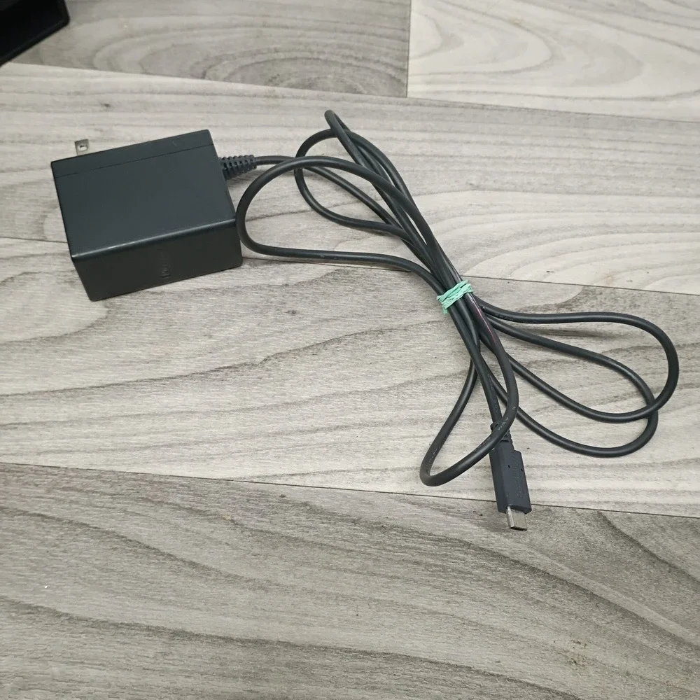 Nintendo HAC007 Switch Dock Set Black & Charge Cord All OEM - Tested